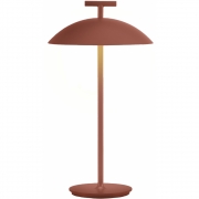 Kartell - Geen-A Mini Tischleuchte Indoor Ziegelrot