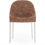 Kartell - Eleganza Ela Armlehnstuhl Gestell Weiß 