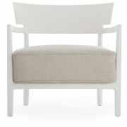 Kartell - Cara Sessel Gestell Weiß matt