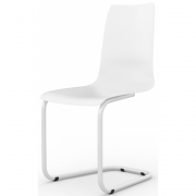 Tojo - Stuhl Freischwinger Weiß