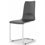 Tojo - Stuhl Freischwinger Schwarz