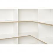 Tojo - Mehrfach Regalsystem Eckmodul | 6-fach