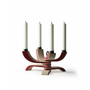 Design House Stockholm - Nordic Light Kerzenständer 4-armig Rot