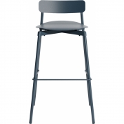 Petite Friture - Fromme Barhocker H75 Graublau