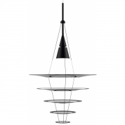 Louis Poulsen - Enigma 545 Pendelleuchte Schwarz