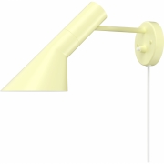 Louis Poulsen - AJ Wandleuchte mit Schalter / mit Kabel Soft Lemon