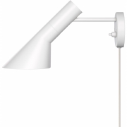 Louis Poulsen - AJ Wandleuchte mit Schalter / mit Kabel Weiß