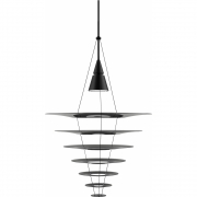 Louis Poulsen - Enigma 825 Pendelleuchte Schwarz