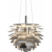 Louis Poulsen - PH Artichoke LED Pendelleuchte Ø 48 cm (3000-1800K) | Edelstahl | Phasendimmer