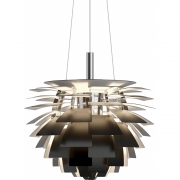 Louis Poulsen - PH Artichoke LED Pendelleuchte Ø 48 cm (3000K) | Schwarz | DALI