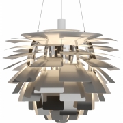 Louis Poulsen - PH Artichoke LED Pendelleuchte Ø 72 cm (2700K) | Edelstahl | DALI