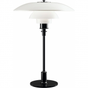 Louis Poulsen - PH 3½-2½ Glas Tischleuchte Schwarz