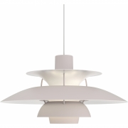 Louis Poulsen - PH 5 Monochrome Pendelleuchte Monochrom Austerngrau