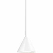 Louis Poulsen - Keglen Pendelleuchte Ø 17,5 cm Weiß (LED 2700K & Dimmbar)