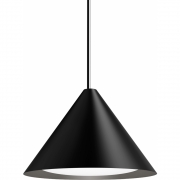 Louis Poulsen - Keglen Pendelleuchte Ø 40 cm Schwarz (LED 2700K & Dimmbar)