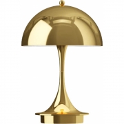 Louis Poulsen - Panthella 160 Portable Tischleuchte Brass metallised