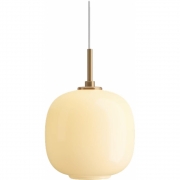 Louis Poulsen - VL 45 Radiohus Pendelleuchte Ø 175 | Pale Yellow Glass