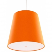 frauMaier - Single Small Cluster Pendelleuchte Orange