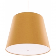 frauMaier - Single Big Cluster Pendelleuchte Senfgold