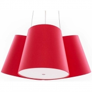 frauMaier - Cluster Pendelleuchte Rot