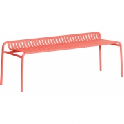 Petite Friture - Week-End Bank ohne Rückenlehne Koralle