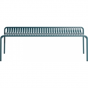 Petite Friture - Week-End Bank ohne Rückenlehne Ozeanblau