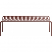 Petite Friture - Week-End Bank ohne Rückenlehne Rotbraun