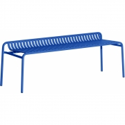 Petite Friture - Week-End Bank ohne Rückenlehne Blau