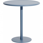 Petite Friture - Week-End Bistro Tisch rund Taubenblau