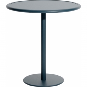 Petite Friture - Week-End Bistro Tisch rund Graublau