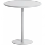 Petite Friture - Week-End Bistro Tisch rund Perlgrau