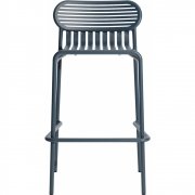 Petite Friture - Week-End Barhocker H80 Graublau