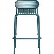 Petite Friture - Week-End Barhocker H80 Ozeanblau