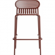 Petite Friture - Week-End Barhocker H80 Rotbraun