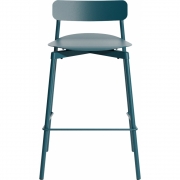 Petite Friture - Fromme Barhocker H65 Ozeanblau