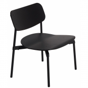 Petite Friture - Fromme Wood Lounge Stuhl Schwarz