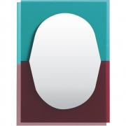 Petite Friture - Wander Spiegel S Smaragd / Cherry