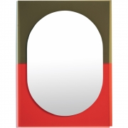 Petite Friture - Wander Spiegel M Zinnoberrot / Kaki