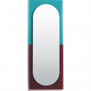 Petite Friture - Wander Spiegel L Smaragd / Cherry