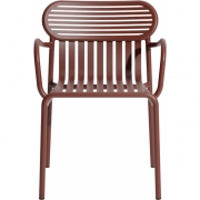 Petite Friture - Week-End Armlehnstuhl Rotbraun