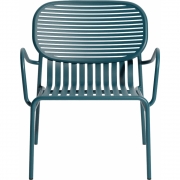 Petite Friture - Week-End Lounge Armlehnstuhl Ozeanblau