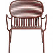 Petite Friture - Week-End Lounge Armlehnstuhl Rotbraun