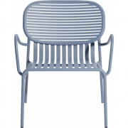 Petite Friture - Week-End Lounge Armlehnstuhl Taubenblau