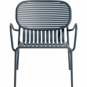 Petite Friture - Week-End Lounge Armlehnstuhl Graublau