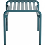 Petite Friture - Week-End Fußhocker Ozeanblau