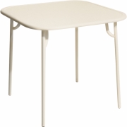 Petite Friture - Week-End Tisch quadratisch glatt Elfenbein