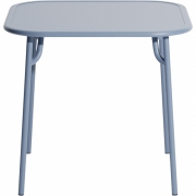 Petite Friture - Week-End Tisch quadratisch glatt Taubenblau