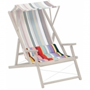 Weishäupl - Polsterauflage für Cabin Liegestuhl Deluxe Weiß (Acryltuch)