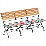 Weishäupl - Sitzpolster für Classic Bank 3-Sitzer | Taupe (Acryltuch)