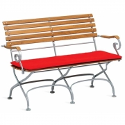 Weishäupl - Sitzpolster für Classic Bank 2-Sitzer | Terracotta (Acryltuch)